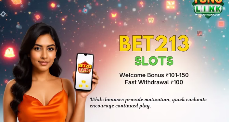 Bet 213 slots yono apk download 2026 informational banner with mobile slots app preview.