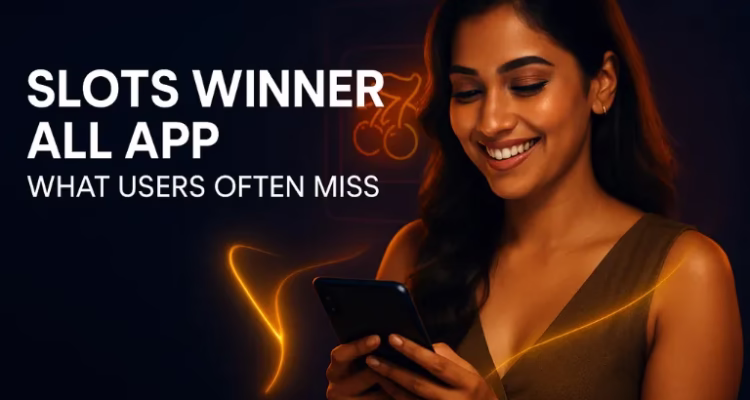 Slots Winner All App download 2026 informational gaming banner.