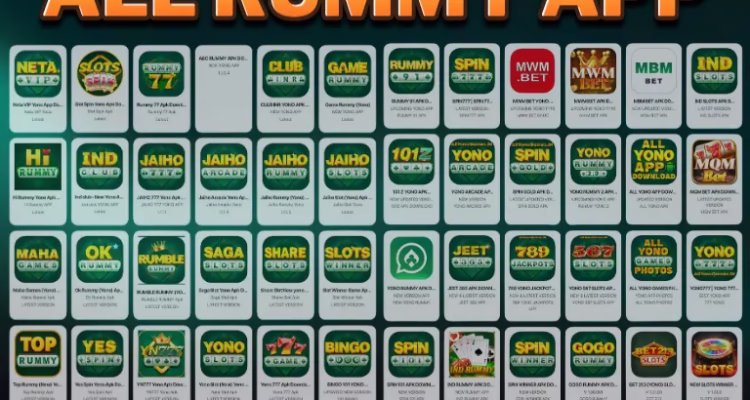All rummy app India 2026 informational banner featuring multiple rummy app icons.