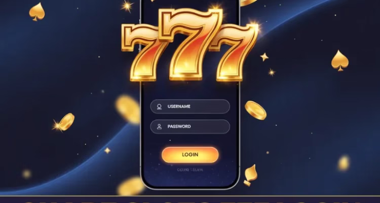 Share Slots 777 login 2026 guide with mobile app screen.