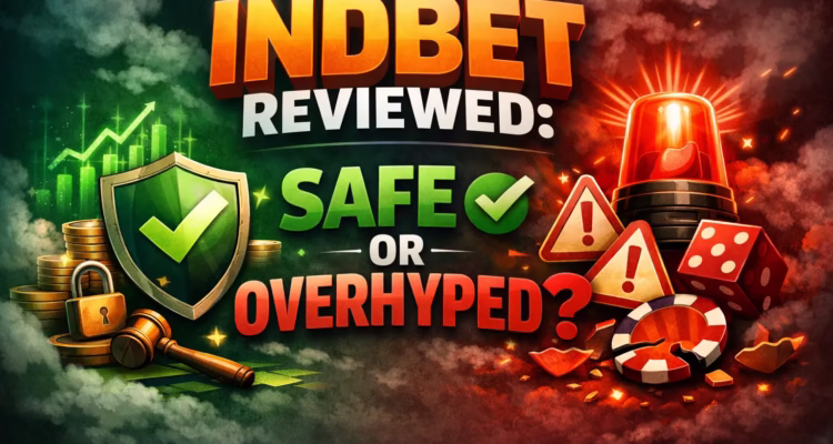 Indbet review India 2026 updated informational banner comparing safe and overhyped features.