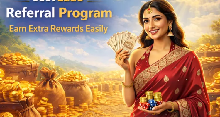 Jeet Ludo referral program India updated informational banner with rewards theme.