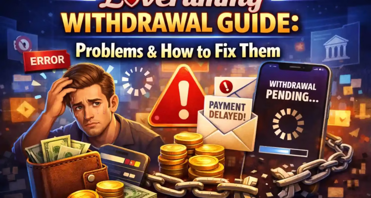 Loverummy withdrawal problems fix 2026 updated guide banner with payment delay warning.