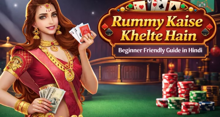 Rummy kaise khelte hain Hindi 2026 beginner guide banner.e-khelte-hain-hindi-2026