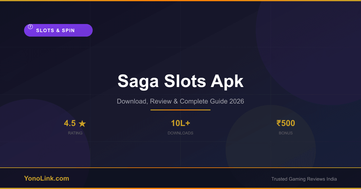 Saga Slots Apk - Download, Review & Bonus Guide 2026