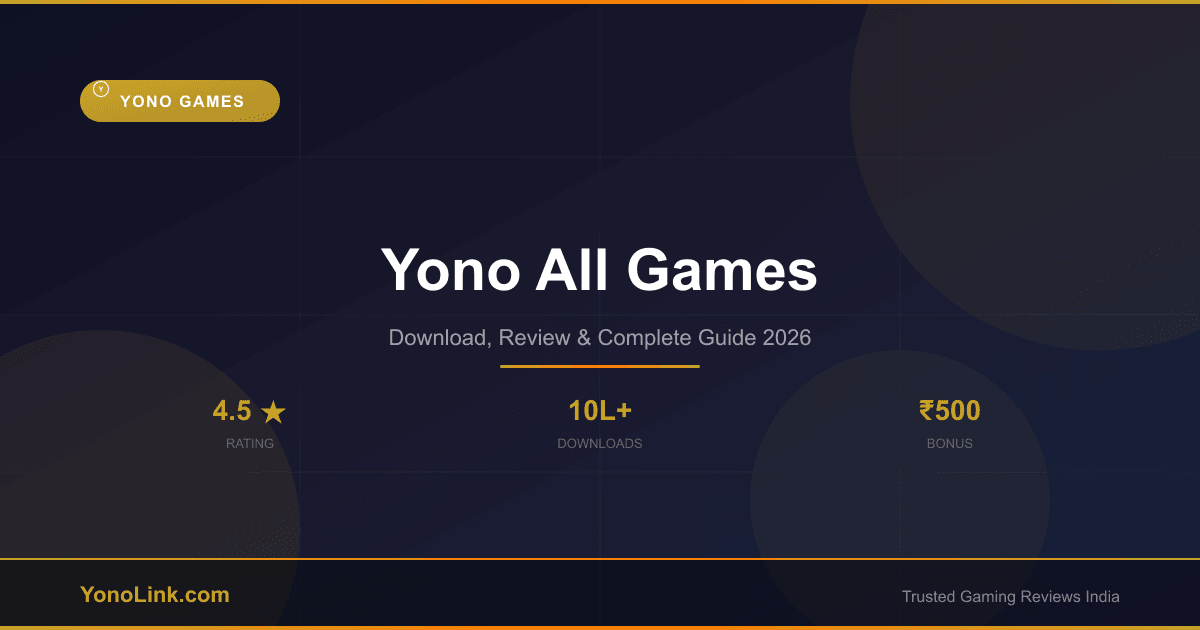 Yono All Games download review and complete guide 2026 banner.
